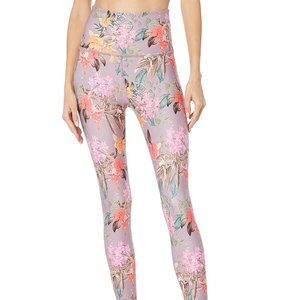 Beyond Yoga High Waisted Midi Leggings in Silverbloom